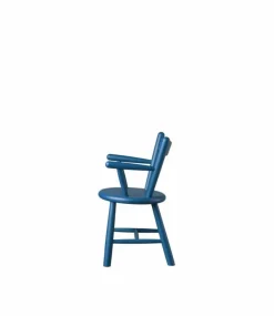 P9 barnstol Beech blue painted