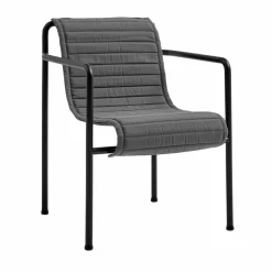 Palissade Dining Quilted karmstolsdyna Anthracite