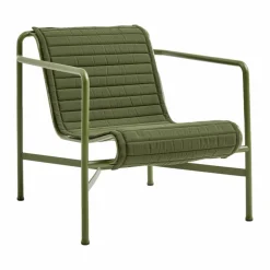 Palissade High Quilted loungefåtöljdyna Olive till loungefåtölj hög