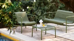 Palissade Quilted dyna Olive till loungefåtölj low