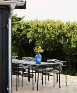 Palissade matgrupp 2 Dining karmstol + bänk 170x90 cm anthracite