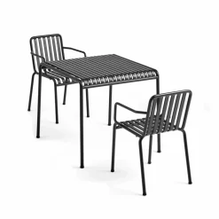 Palissade matgrupp 2 karmstolar 82 5x90 cm anthracite