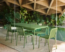 Palissade matgrupp 4 stolar 170x90 cm - Olive