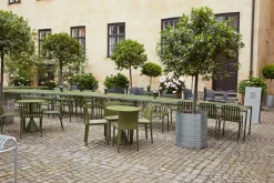 Palissade matgrupp 4 stolar 170x90 cm - Olive