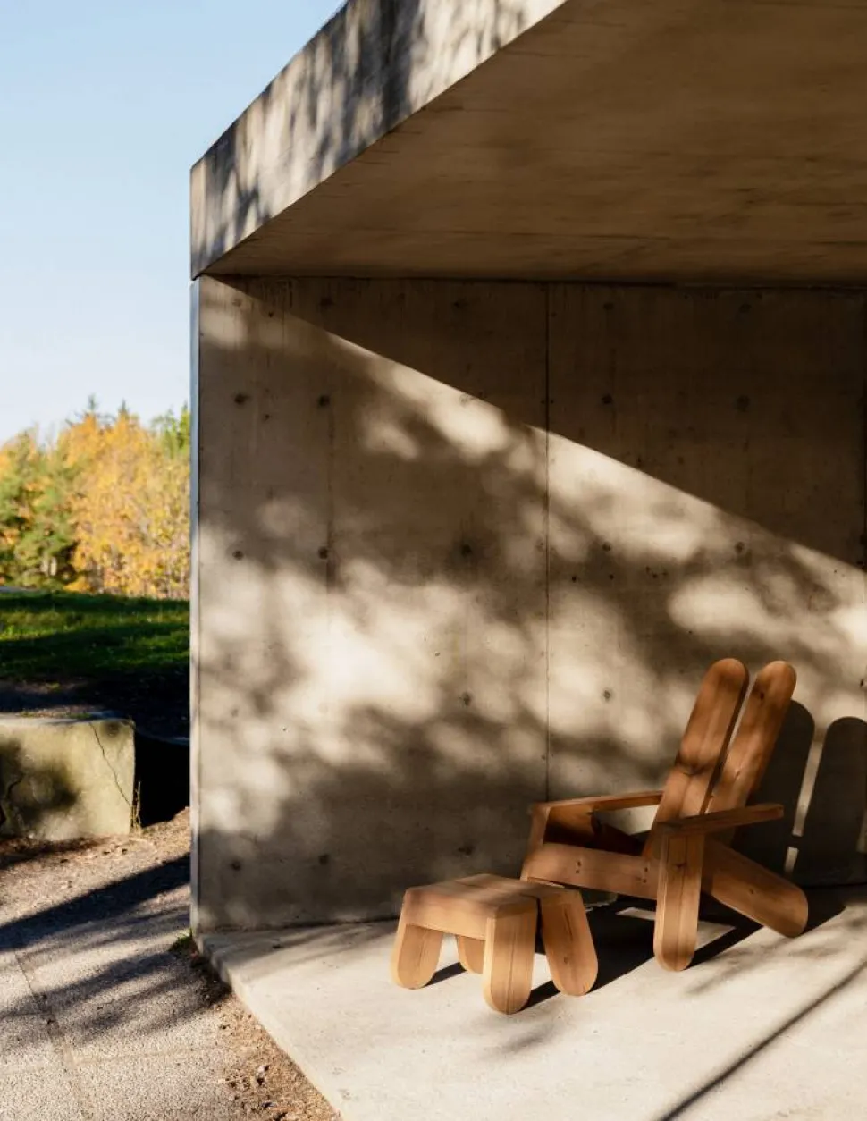 015 Peace Outdoor Lounge Chair loungestol Värmebehandlad furu