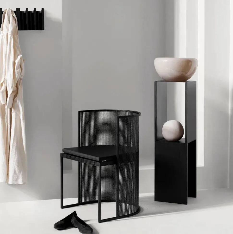 Pedestal sidobord Black