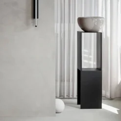 Pedestal sidobord Black