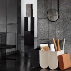 Pedestal sidobord Black