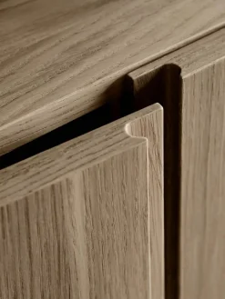 Pira G2 hyllsystem F C A White/Oak 256-264 cm