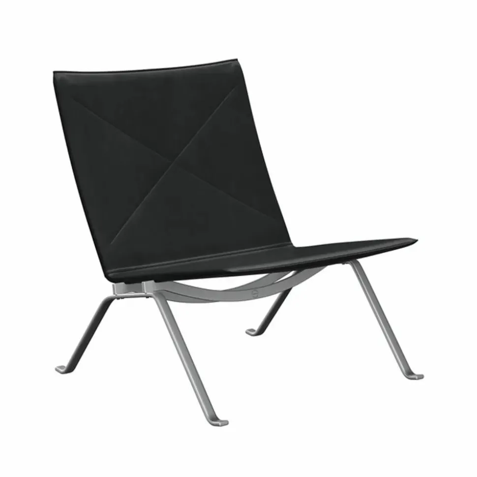 PK22 fåtölj Leather grace black
