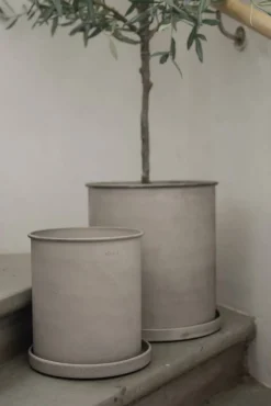 Plant pot kruka large 2-pack Beige