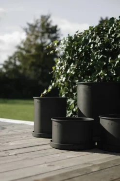 Plant pot kruka large 2-pack Black