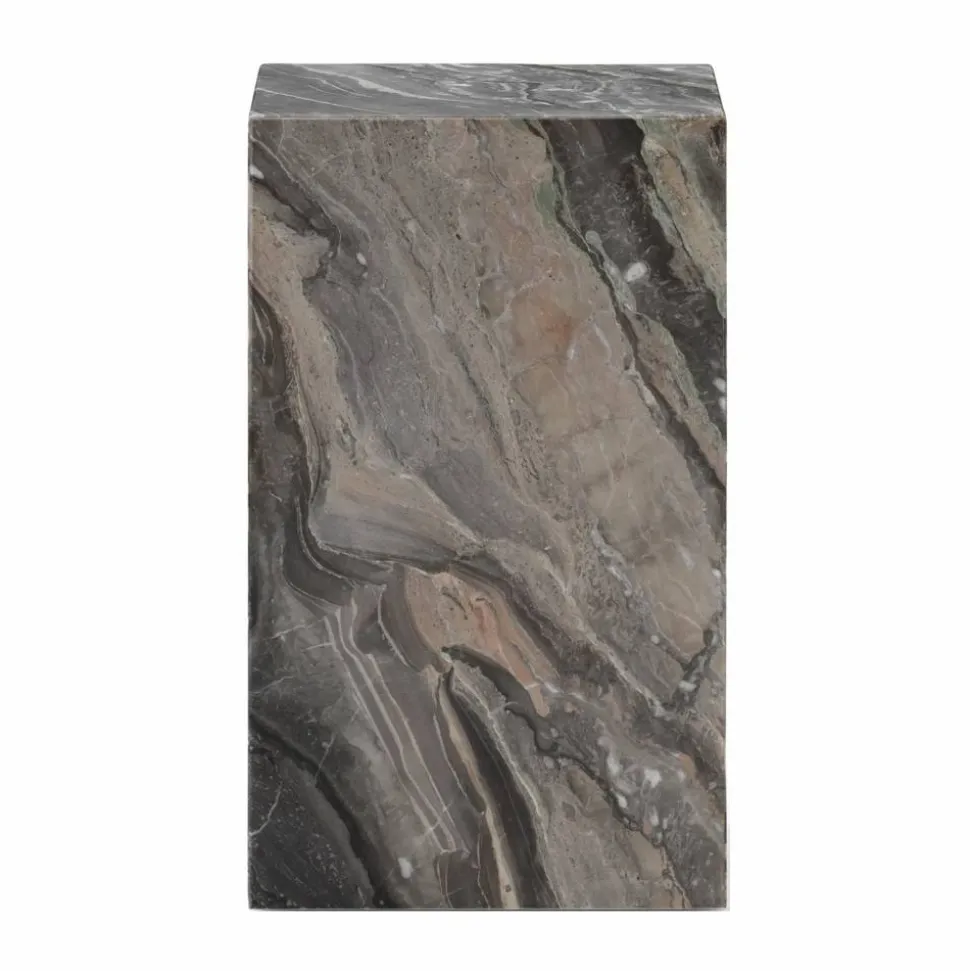 Plinth tall sidobord 30x30x51 cm Grey galaxy