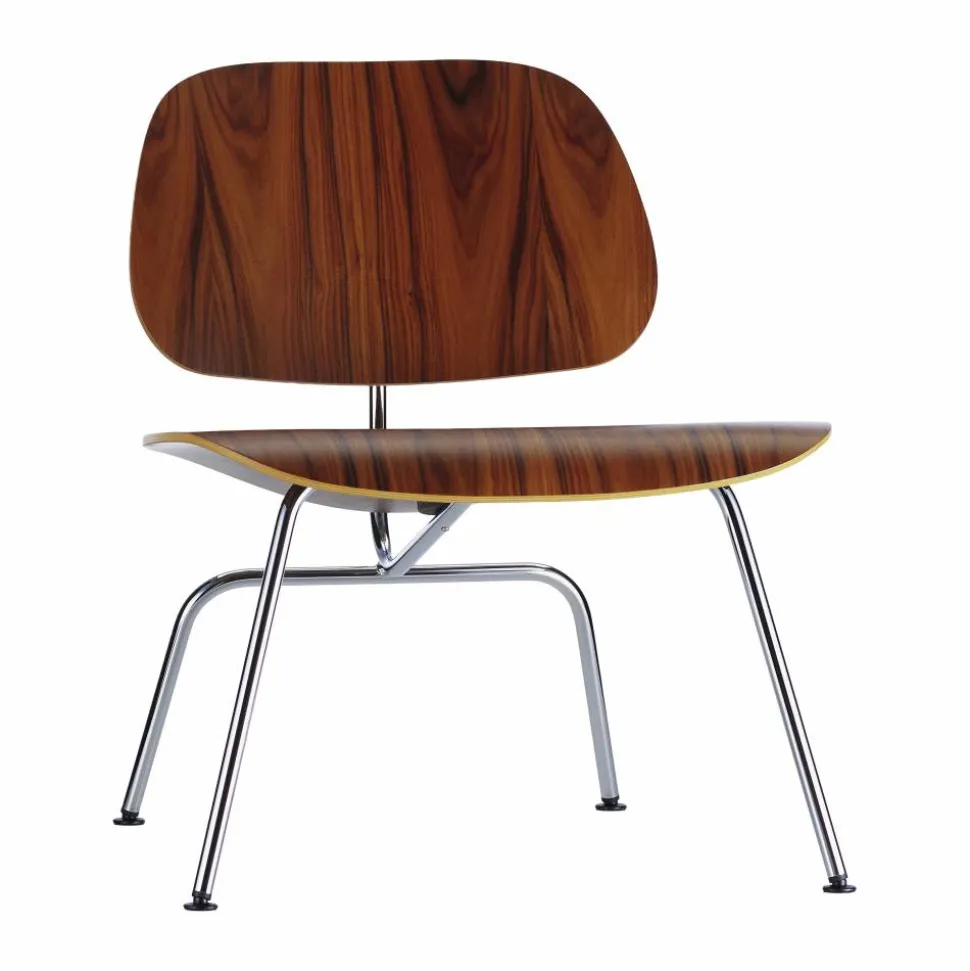 Plywood group LCM fåtölj Valnöt-krom