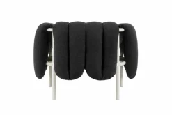 Puffy loungefåtölj Anthracite-cream