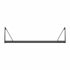 Pythagoras hylla Svart 20x80 cm