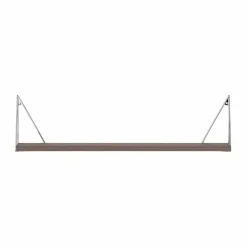 Pythagoras hylla Valnöt-krom 20x80 cm