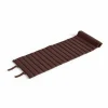 Quilted dyna till Crate loungestol Iron red