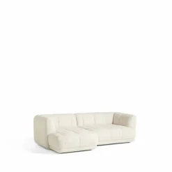 Quilton kombination 19 modulsoffa divan vänster Flamiber a5 cream