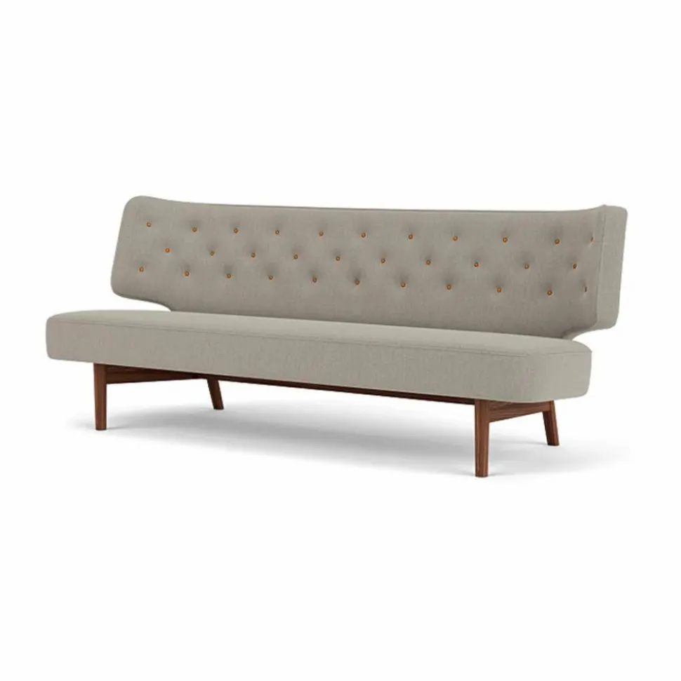 Radiohus soffa Re-wool 0218-valnöt 2-sits