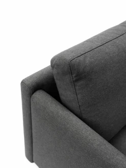 Rar 2-sits soffa Re-Born dark grey