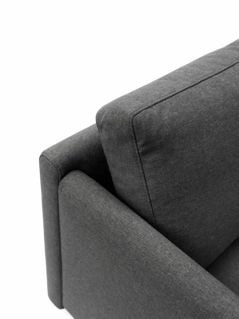 Rar 2-sits soffa Re-Born dark grey