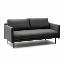 Rar 2-sits soffa Re-Born dark grey