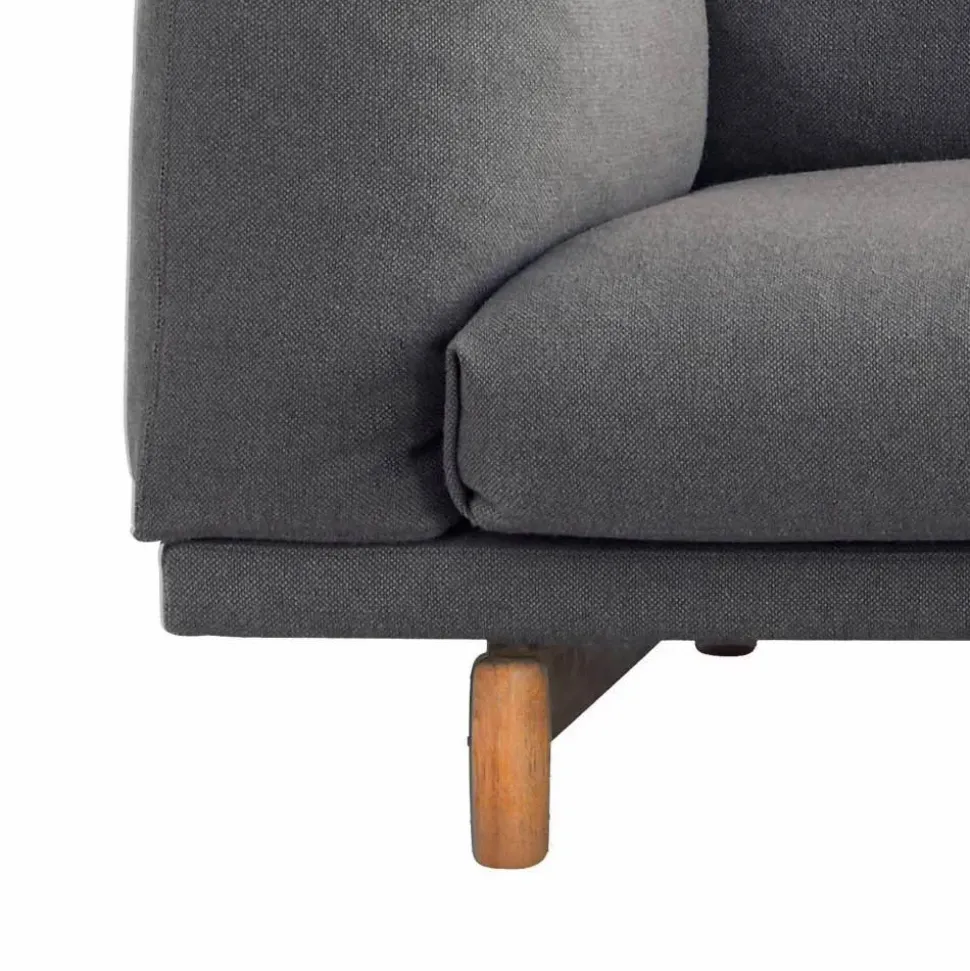 Rest soffa 2-sits tyg steelcut trio ii 133 light grey-ekben