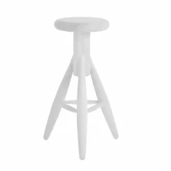 Rocket barpall Vit lackerad ek