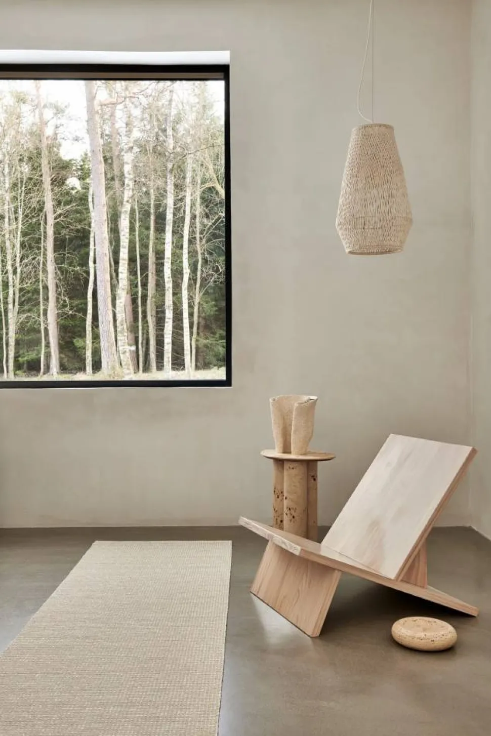 Sam matta Dark linen-linen 70x225 cm