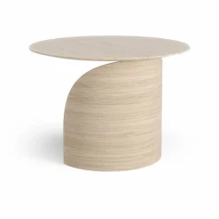 Savoa bord H45 cm Ek vitpigmenterad