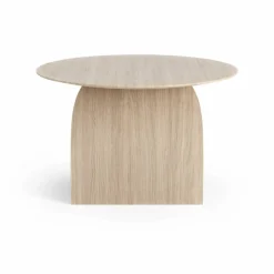 Savoa bord H45 cm Ek vitpigmenterad