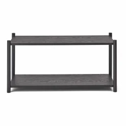 Sceene bookcase F Svartbetsad ek