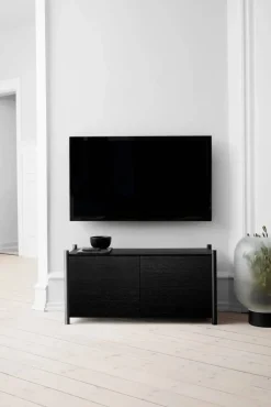 Sceene bookcase G Svartbetsad ek