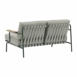 Settle 2-sits soffa Ribbed Weave 2 Dark green