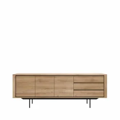Shadow sideboard Ek-Wax oil 3 dörrar 3 lådor