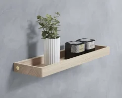 Shelf 11 vägghylla 44 cm Lacquered oak