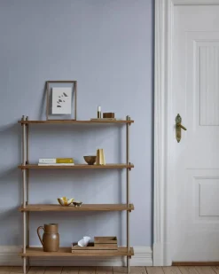 Shelving System classic hylla Rökt ek-black 86x200x35 cm S.200.1.A