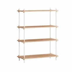 Shelving System classic hylla Ek-white 86x115x35 cm S.115.1.A