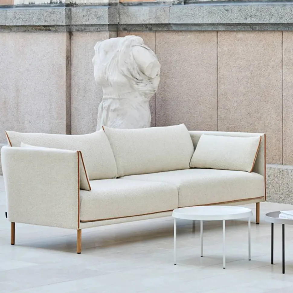 Silhouette 2-sits soffa Linara 142 cognac-kromben