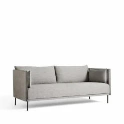 Silhouette 2-sits soffa Ruskin 33-svart metallben