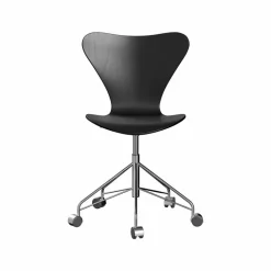 Sjuan 3117 kontorsstol mjuka hjul Coloured ash black-chrome