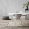 Sjuan 3107 stol Nine grey-lackad-kromat stålstativ