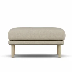 Sjövik fotpall Bern Beige 0341-vitoljad ek