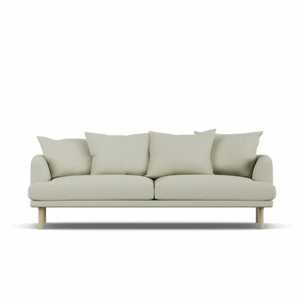 Sjövik soffa Luiza Beige 3981-vitoljad ek 3-sits