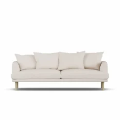 Sjövik soffa Same Off White 6671-vitoljad ek 3-sits