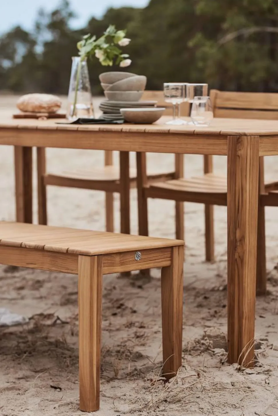 Sköndal matbord 220x95x76 cm Teak