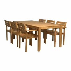 Sköndal matgrupp med 6 stolar teak