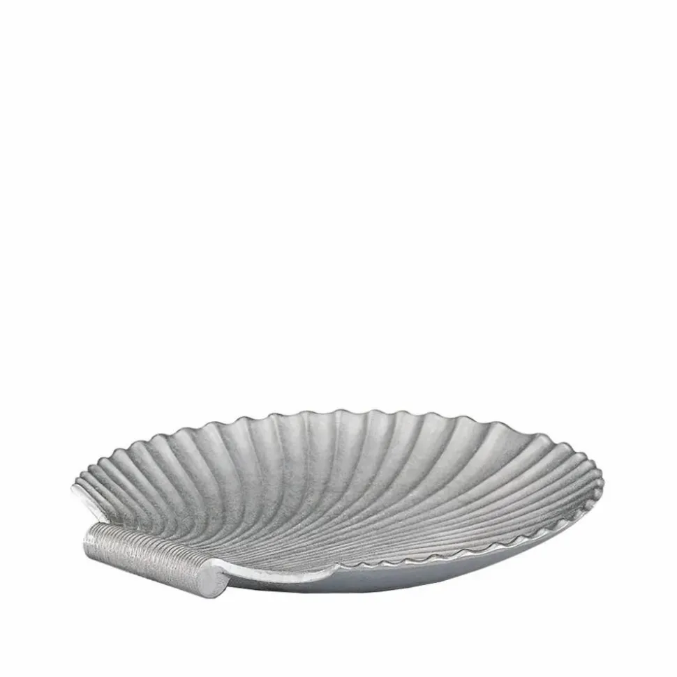 Snäcka fågelbad Aluminium