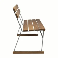 Soffa 5 Teak-varmförzinkat stativ